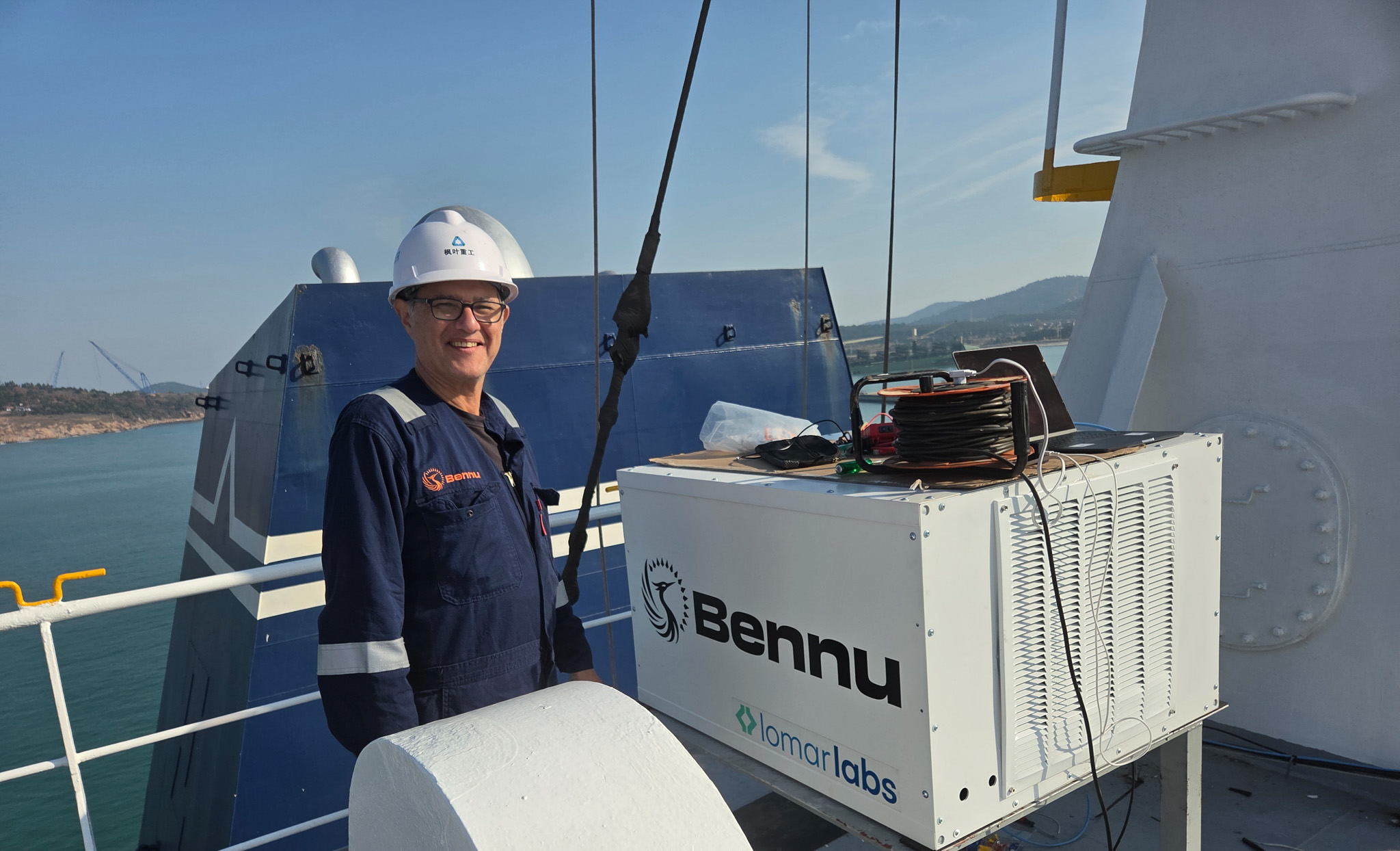 Bennu Climate and lomarlabs Launch World’s First Maritime Methane Removal Pilot