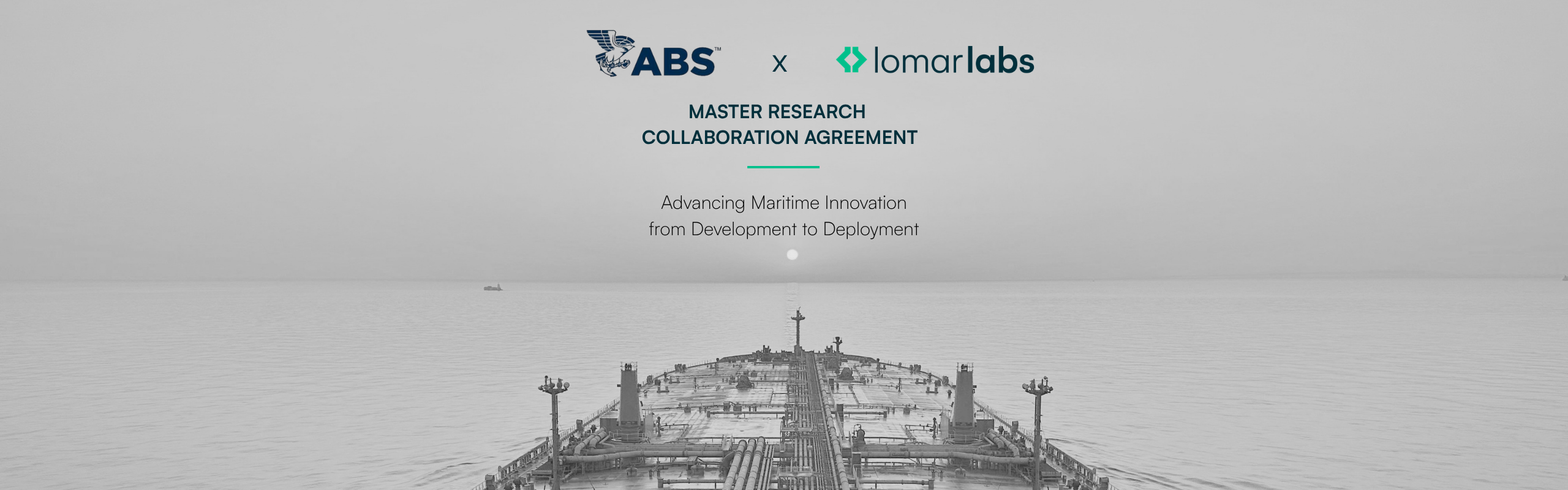 ABS and lomarlabs Team Up to Accelerate Early-Stage, Innovative Solutions for Global Shipping